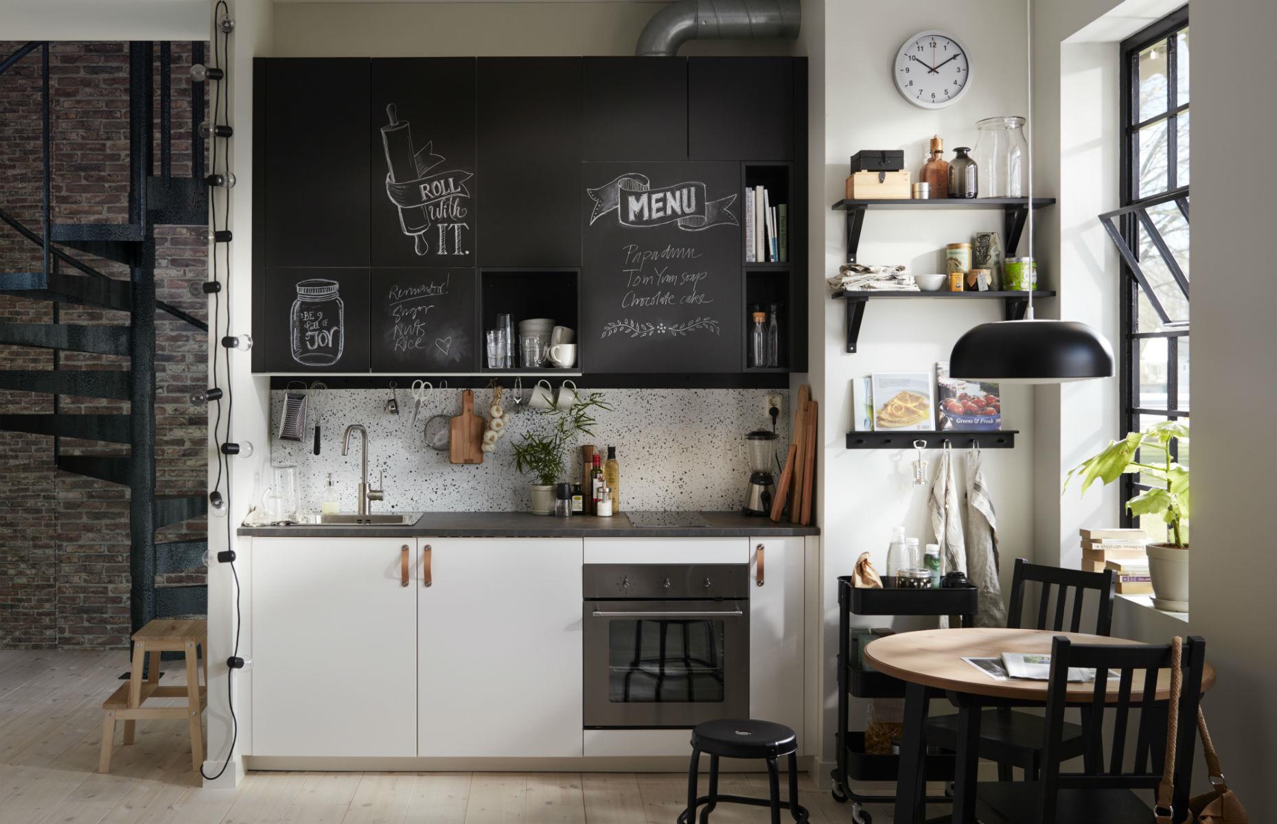 Add a chalkboard wall